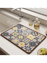 Коврик диатомитовый быстровпитывающий 40*50 CF-06 фото 2