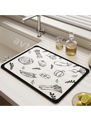 Коврик диатомитовый быстровпитывающий 40*50 CF-12 фото 2