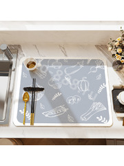 Коврик диатомитовый быстровпитывающий 30*40 CF-09 фото 1