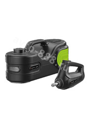 Домкрат электрический с гайковертом и пускозарядным уст 5т  235-530мм FR-4011 фото 1