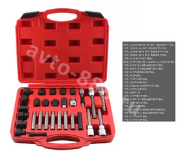 Автомобильный набор съемник шкива генератора, 30 предметов фото 4