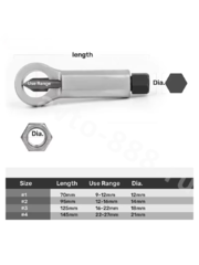 Набор гайколомов 9-27 мм, 4 предмета фото 10