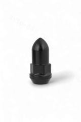 Гайка на колесо М14*1.5 конус (ключ 19) L45 ПИКА чёрный (5шт) фото 2