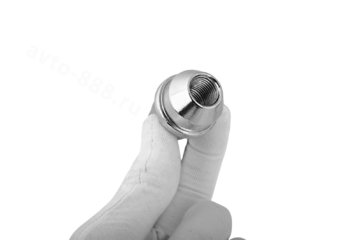 Гайка на колесо М14×1.5 конус (ключ 21) L45 ХРОМ (5шт) фото 4