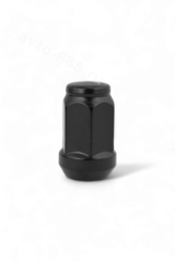 Гайка на колесо М12×1.5 конус (ключ 17) L33 чёрный (5шт) фото 3