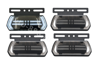 Фонари габаритные D-2388 12/24V (4шт) белый фото 1