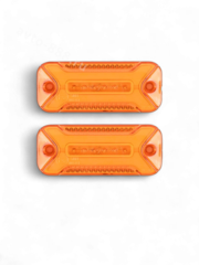 Фонари габаритные 12/24V (2шт) жёлтый D-2392 фото 1