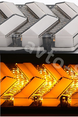 Задние габаритные огни для грузовиков D-3022 12/24V (1шт) фото 3