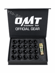 Секретки гайки FN36 (20 шт+2 ключ, высота 36 мм) чёрный OMT 12×1,5 фото 8