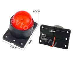 Фонари габаритные BD-0040 12/24V красный (4шт) фото 3