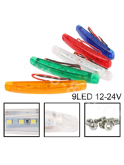 Фонари габаритные BD-0003 12/24V красный (20шт) фото 5