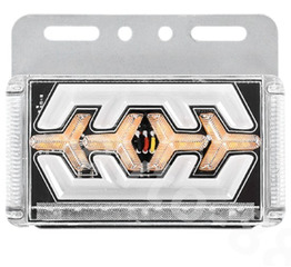 Фонари габаритные BD-4084 24V белый (4шт) фото 2