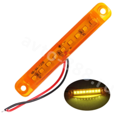 BD-0003 Фонари габаритные  12/24V жёлтый (20шт) фото 1