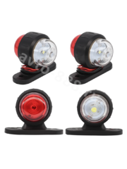 Фонари габаритные BD-0133 12/24V белый+красный (2шт) фото 2