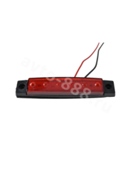 Фонари габаритные BD-0005 12/24V красный (20шт) фото 5