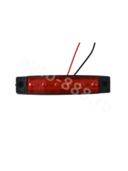 Фонари габаритные BD-0005 12/24V красный (20шт) фото 6