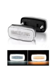 Фонари габаритные BD-0093 12/24V белый (2шт) фото 1