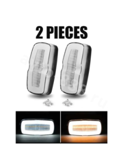 Фонари габаритные BD-0093 12/24V белый (2шт) фото 7