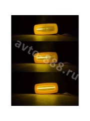 Фонари габаритные 12/24V жёлтый (2шт) BD-0093 Ж фото 12