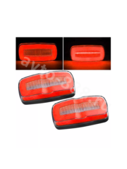 Фонари габаритные   12/24V красный (2шт) фото 2