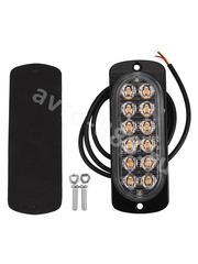 Маяк проблесковый 12/24V оранжевый (2шт) фото 13