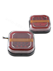 Задние габаритные огни для грузовиков D-2055 12-24V (2шт) фото 8