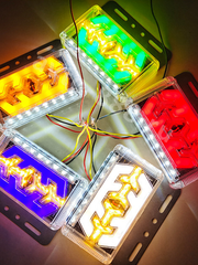 Фонари габаритные BD-4084 24V белый (4шт) фото 5