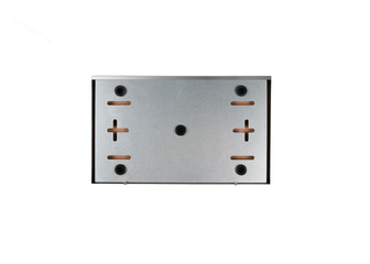 Рамка номера квадратная и стандартная комплект хром фото 2