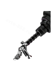 Реверсивная отвертка с битами 6 шт короткая фото 4