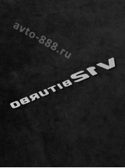 Надпись V12 BITURBO 19.5*2.3см BNL-020 фото 3