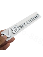 Надпись V8 BITURBO 17.5*2.43см BNL-021 фото 5