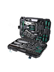 Набор инструментов TADEMITSU в кейсе 132 предметов чёрный фото 4