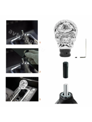 Ручка КПП череп,хром фото 9