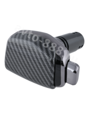 Ручка КПП автоматический без написание чёрная+карбон фото 2