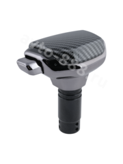 Ручка КПП автоматический без написание чёрная+карбон фото 1