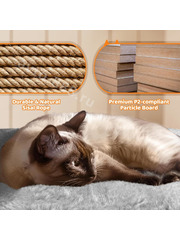 Домик для кошки 174см светло-серый фото 8