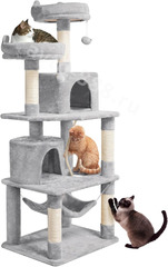 Домик для кошки 159см светло-серый фото 1