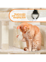 Домик для кошки 159см бежевый фото 5