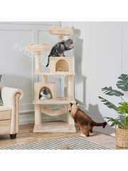 Домик для кошки 159см бежевый фото 9