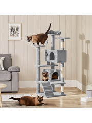 Домик для кошки 137см светло-серый фото 2