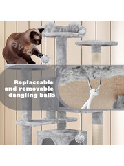 Домик для кошки 137см светло-серый фото 9