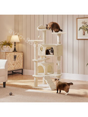 Домик для кошки 137см бежевый фото 3