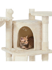 Домик для кошки 107см бежевый фото 5