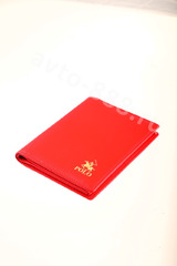 Обложка для документов красная POLO фото 5