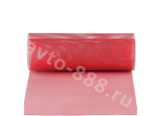 Сетка на решетку ячейка 3х6мм алюминиевая красная (1000*330мм) МЕЛКАЯ фото 4