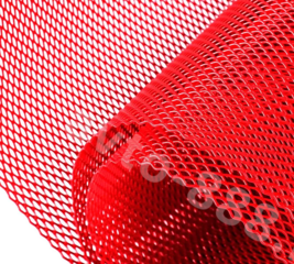 Сетка на решетку ячейка 3х6мм алюминиевая красная (1000*330мм) МЕЛКАЯ фото 3