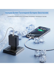 Сетевое зарядное устройство Супер Быстрая TYPE-C чёрное фото 5