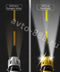 Автомобильная лампа LED (2шт) V18 H7 фото 7