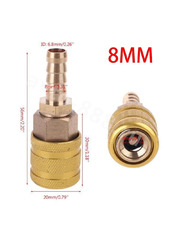 Наконечник насоса быстросъемный латунный фото 5