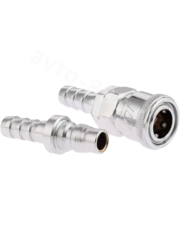 Быстросъем пневматический ёлочка 10мм АЗИЯ (мама-папа) фото 3